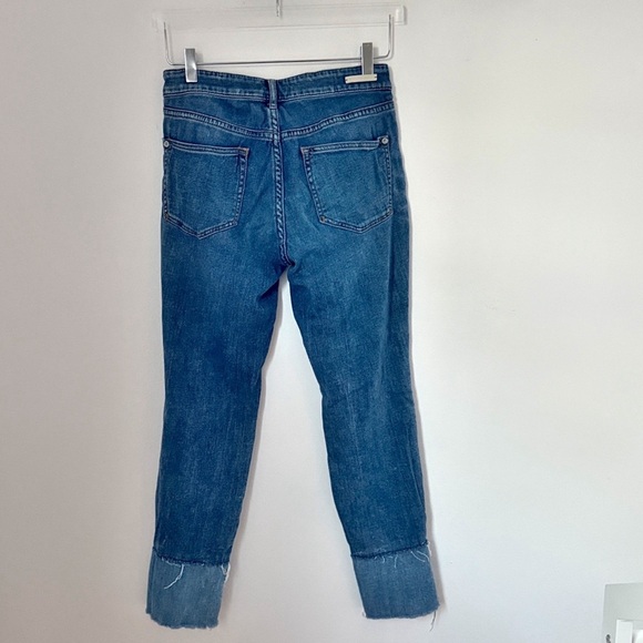 Pilcro and the Letterpress High Rise Skinny Color Block Ankle Jean women’s 27 - Picture 4 of 11